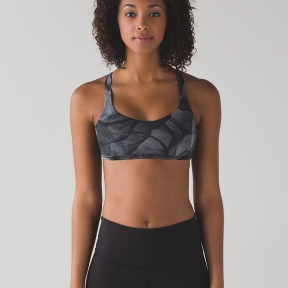 Lululemon Grey Free To Be Zen Bra - Picture 1 of 9